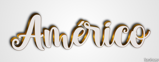 Américo Text Effect