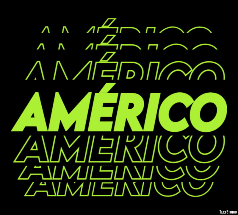 Américo Text Effect