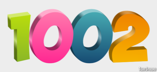 1002 Effetto testo