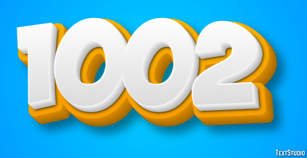 1002 Effetto testo