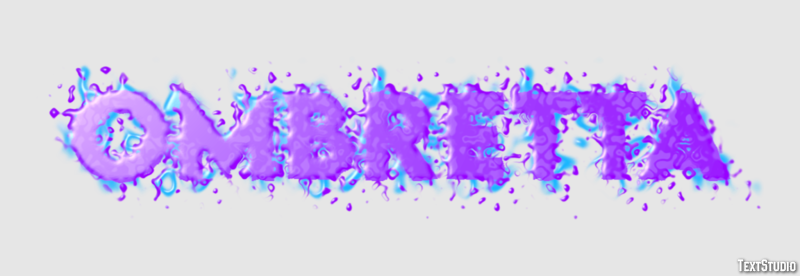 Ombretta Efeito de texto