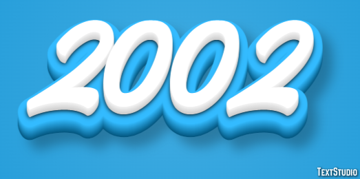 2002 Text Effect