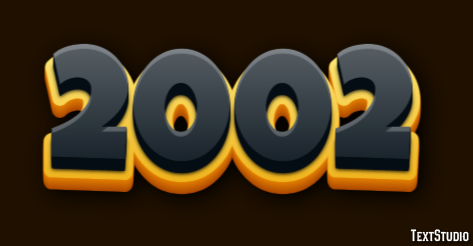 2002 Text Effect