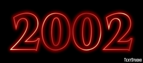 2002 Text Effect