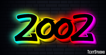 2002 Text Effect