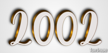 2002 Text Effect