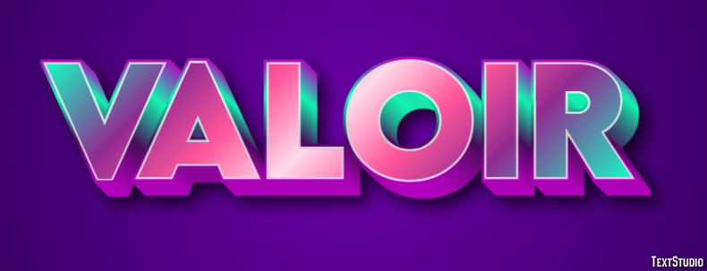 Valoir Effet de Texte