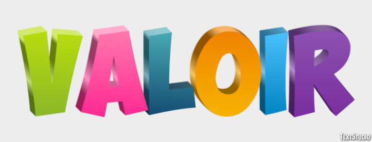 Valoir Effet de Texte