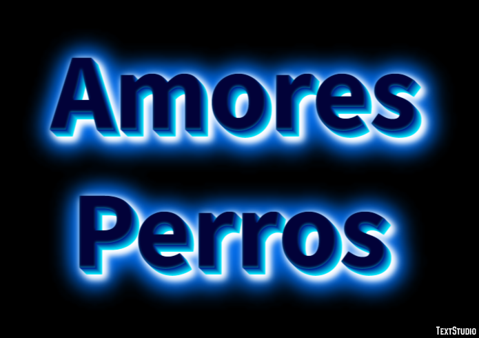 Amores Perros Text effect