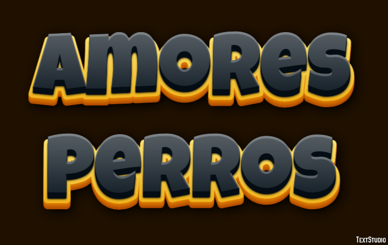Amores Perros Text effect