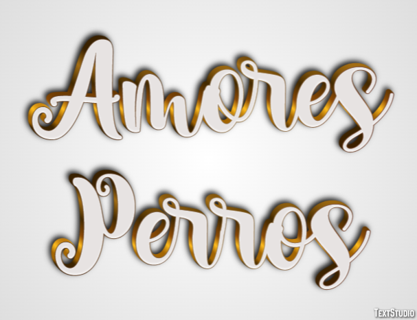 Amores Perros Text effect