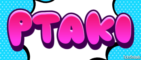 Ptaki Texteffekt