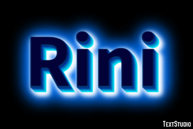 Rini Texteffekt