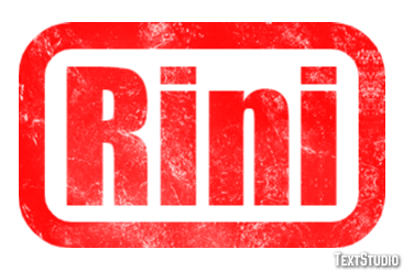 Rini Texteffekt