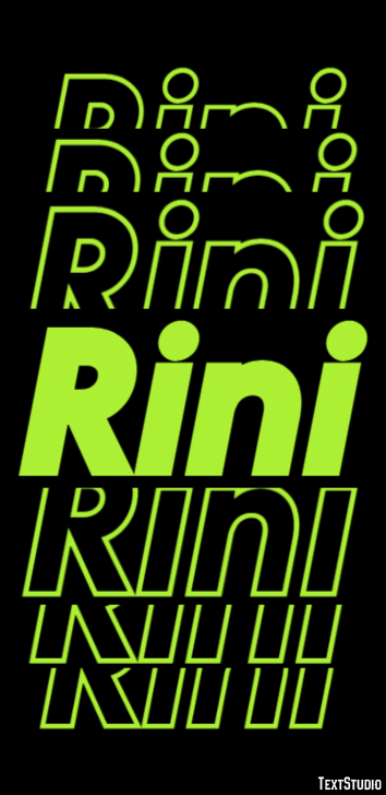 Rini Texteffekt