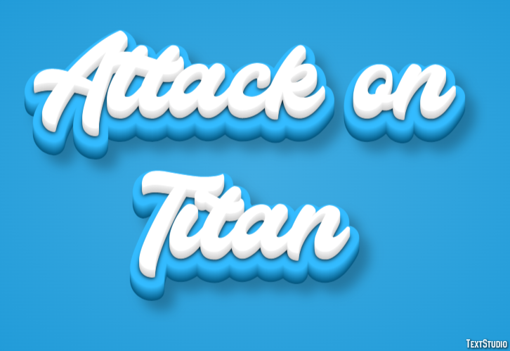 Attack on Titan Metin Efekti