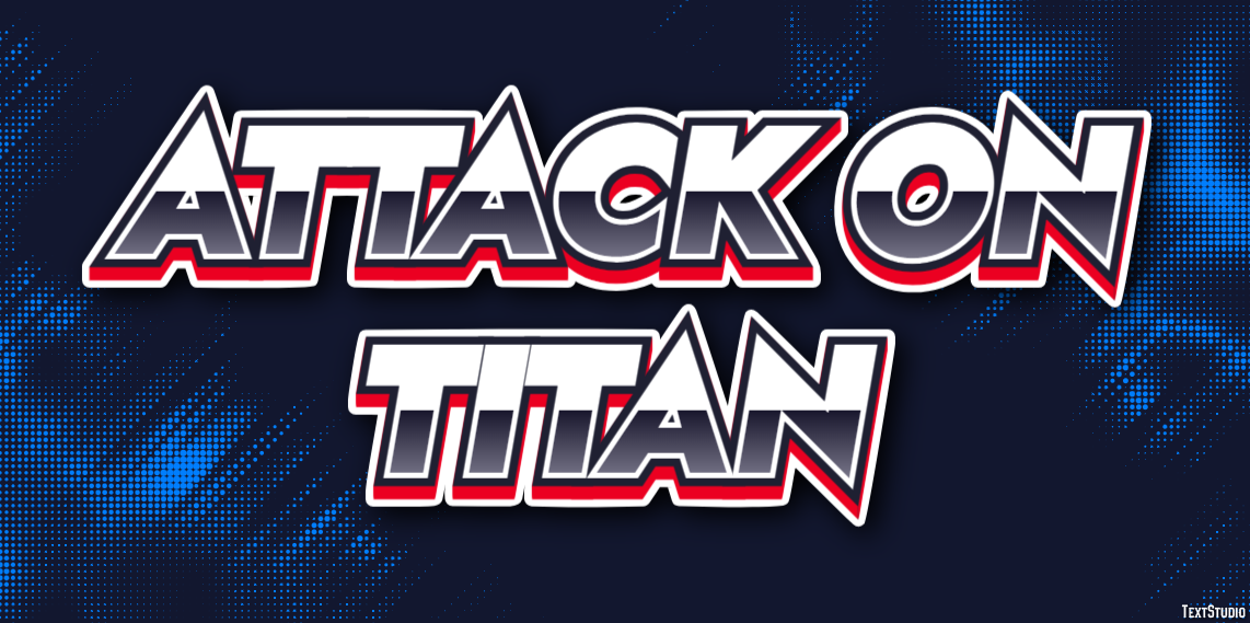 Attack on Titan Metin Efekti