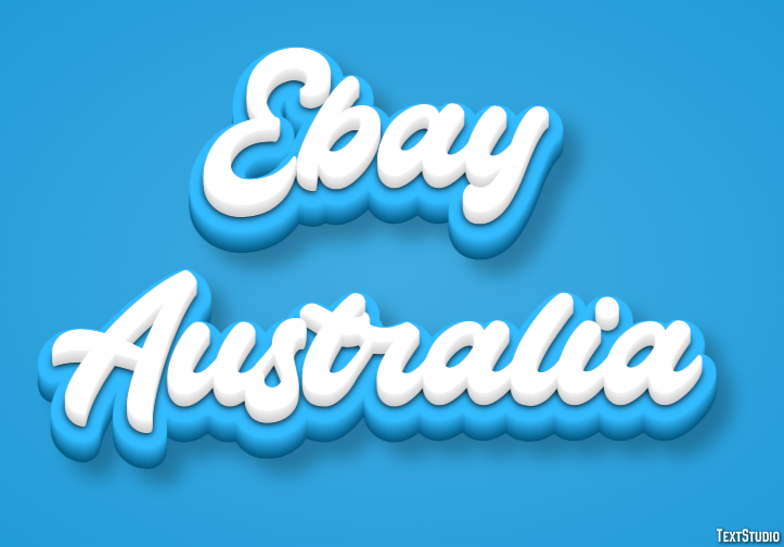 Ebay Australia Texteffekt