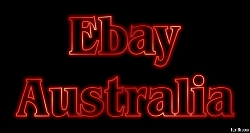 Ebay Australia Texteffekt