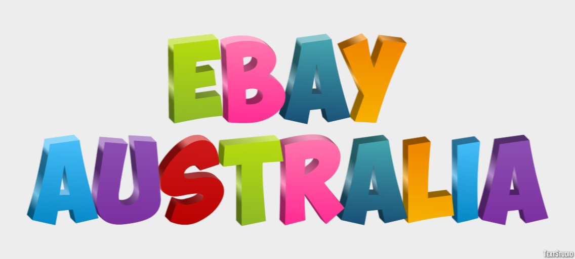 Ebay Australia Texteffekt