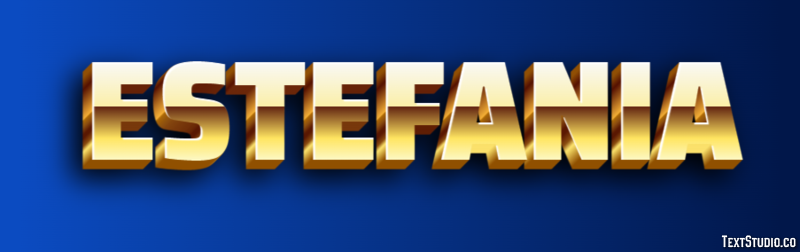 Estefania Efecto de Texto