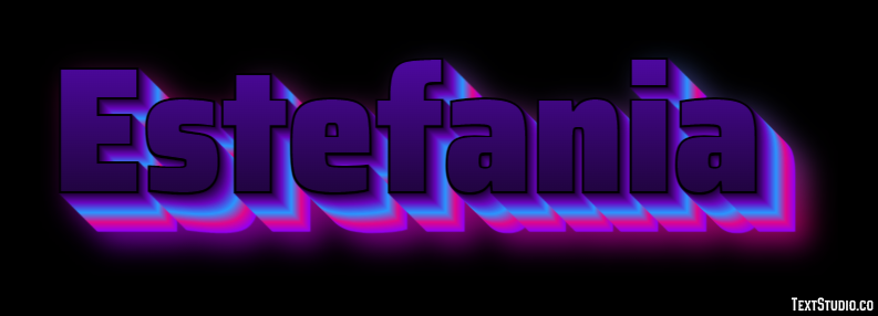 Estefania Efecto de Texto