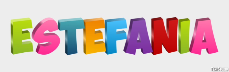 Estefania Efecto De Texto Y Dise o De Logotipos Nombre Estefania Efecto De Texto Y Dise o De Logotipos Nombre