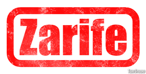 Zarife Effet de Texte