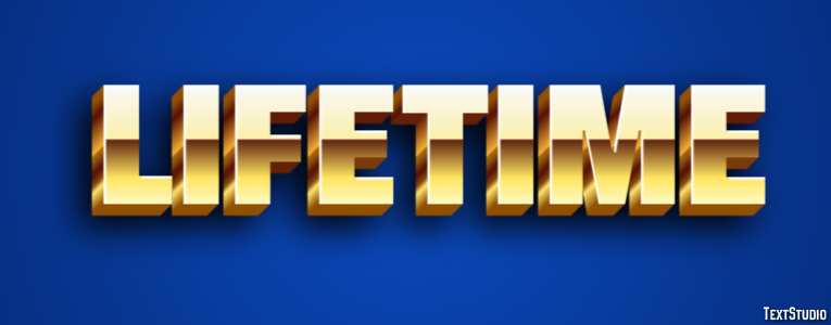 Lifetime Effetto testo