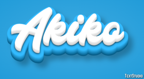 Akiko Text Effect