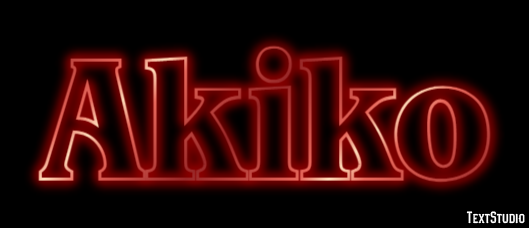 Akiko Text Effect