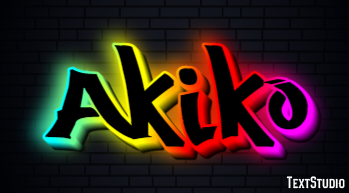 Akiko Text Effect