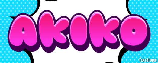 Akiko Text Effect