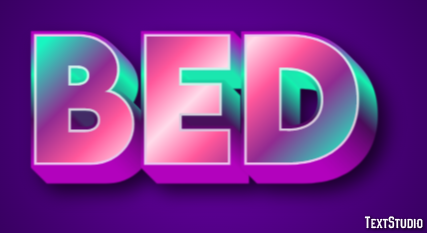 Bed Text Effect