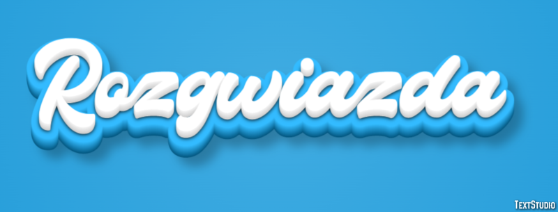 Rozgwiazda Efekt tekstowy