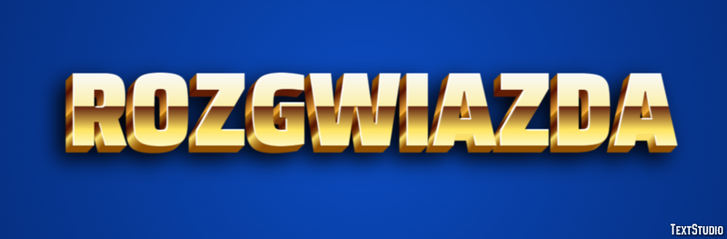 Rozgwiazda Efekt tekstowy