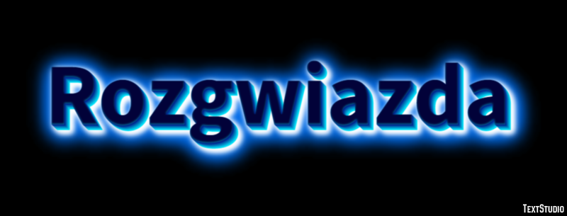 Rozgwiazda Efekt tekstowy