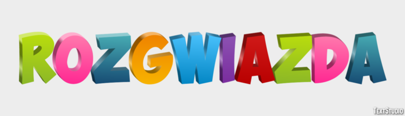 Rozgwiazda Efekt tekstowy