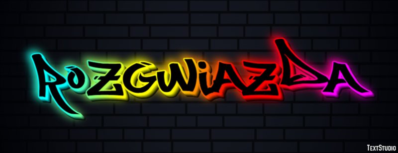Rozgwiazda Efekt tekstowy