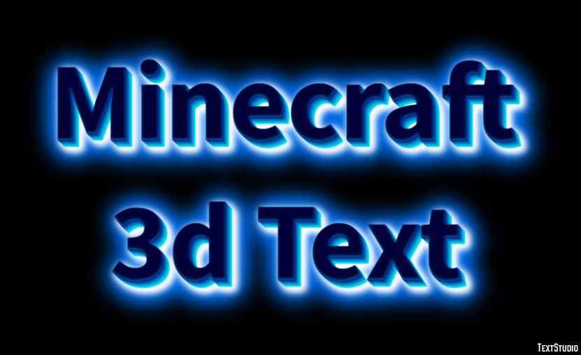 Minecraft 3d Text Text Effect