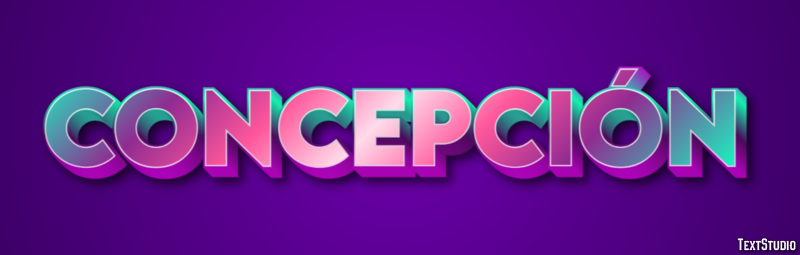 Concepción Efekt tekstowy