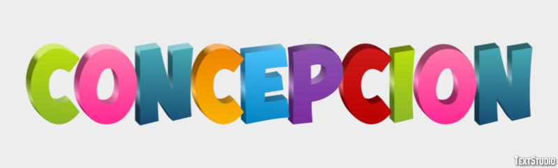Concepción Efekt tekstowy