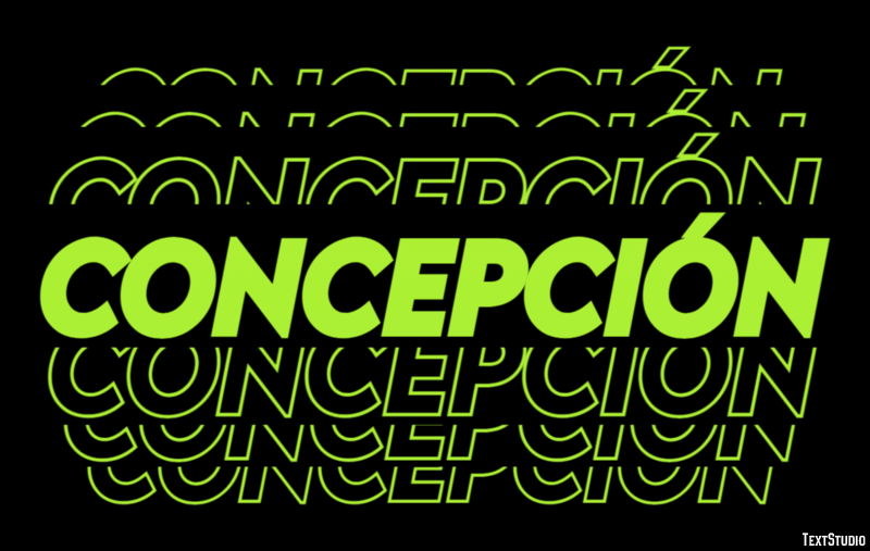 Concepción Efekt tekstowy