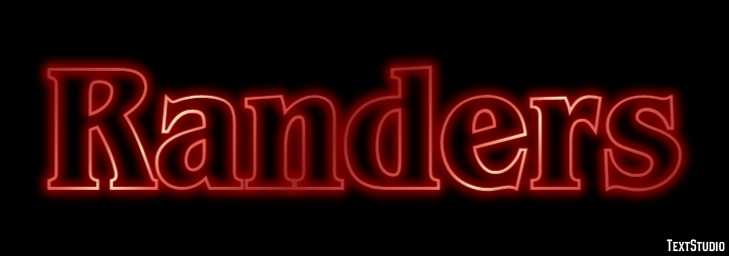 Randers テキスト効果