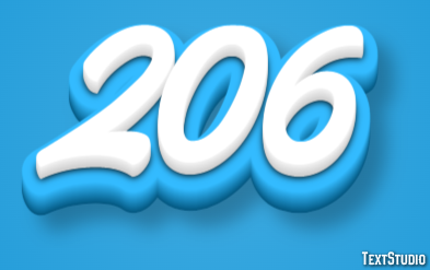 206 Text Effect