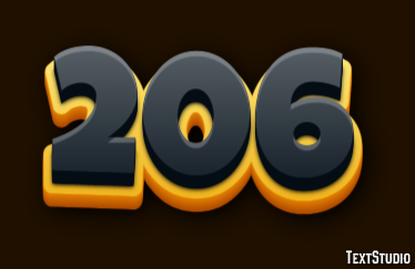 206 Text Effect