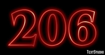 206 Text Effect