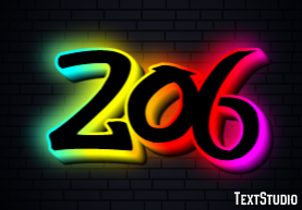 206 Text Effect