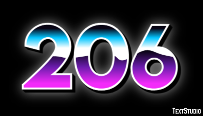 206 Text Effect
