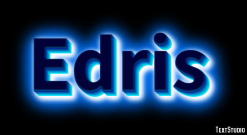 Edris Texteffekt